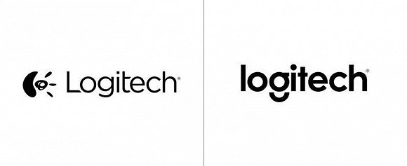 Logitech 新旧logo设计对比